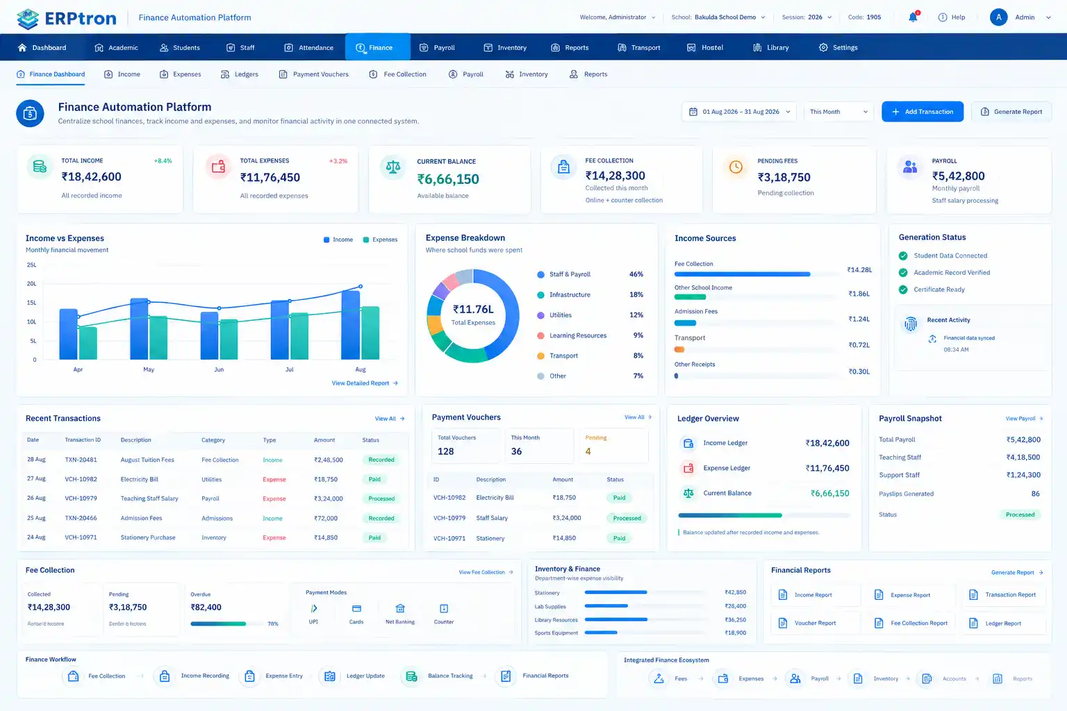 Finance Automation Platform