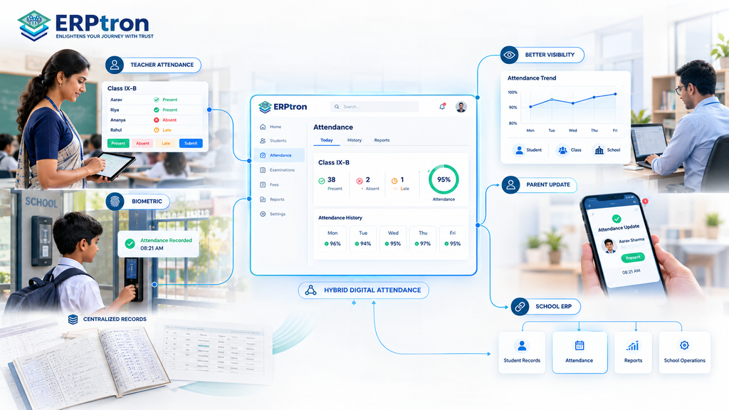 How Does ERPtron Simplifies Student Attendance Management?